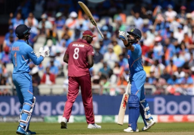 भारत ने वेस्टइंडीज को 269 रनों का दिया लक्ष्य-