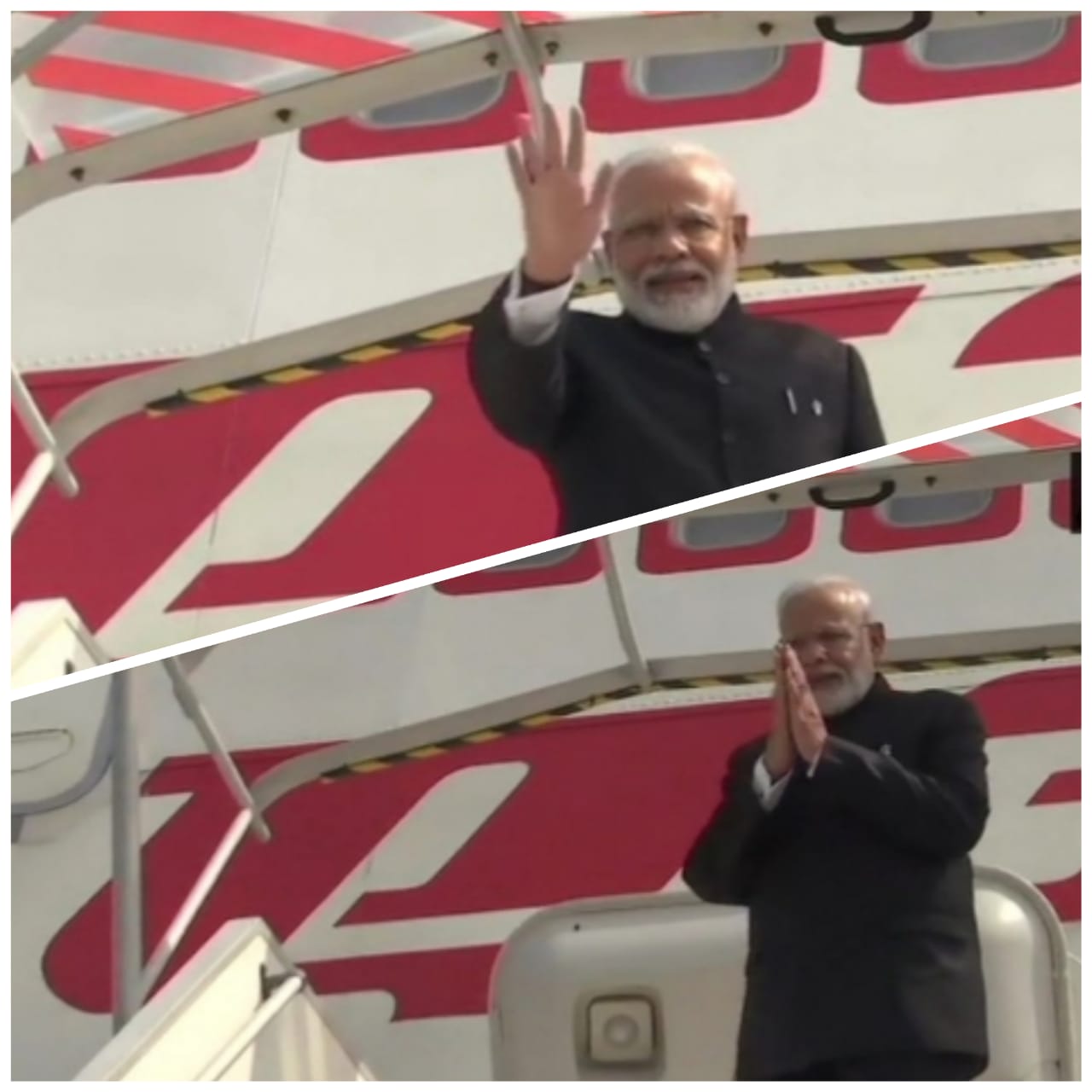 फ्राँस से भारत के लिये रवाना हुये प्रधानमंत्री नरेंद्र मोदी