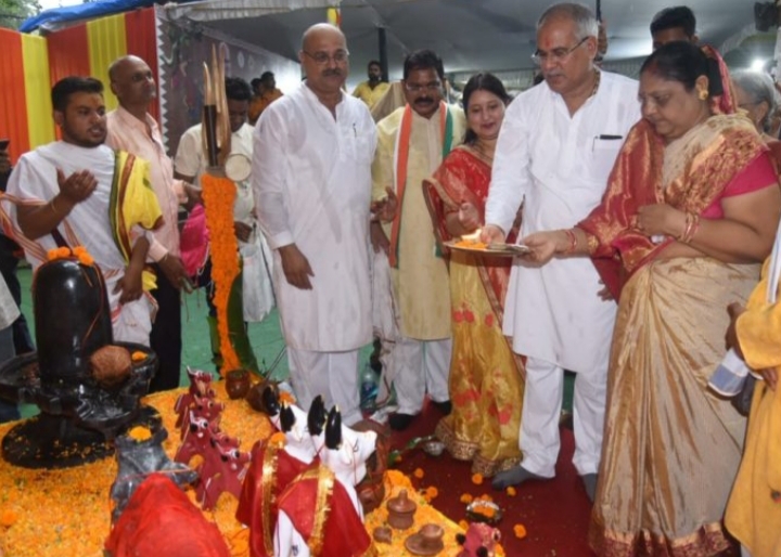 मुख्यमंत्री निवास में आज मना पोला त्यौहार -अरविन्द तिवारी की रिपोर्ट  रायपुर