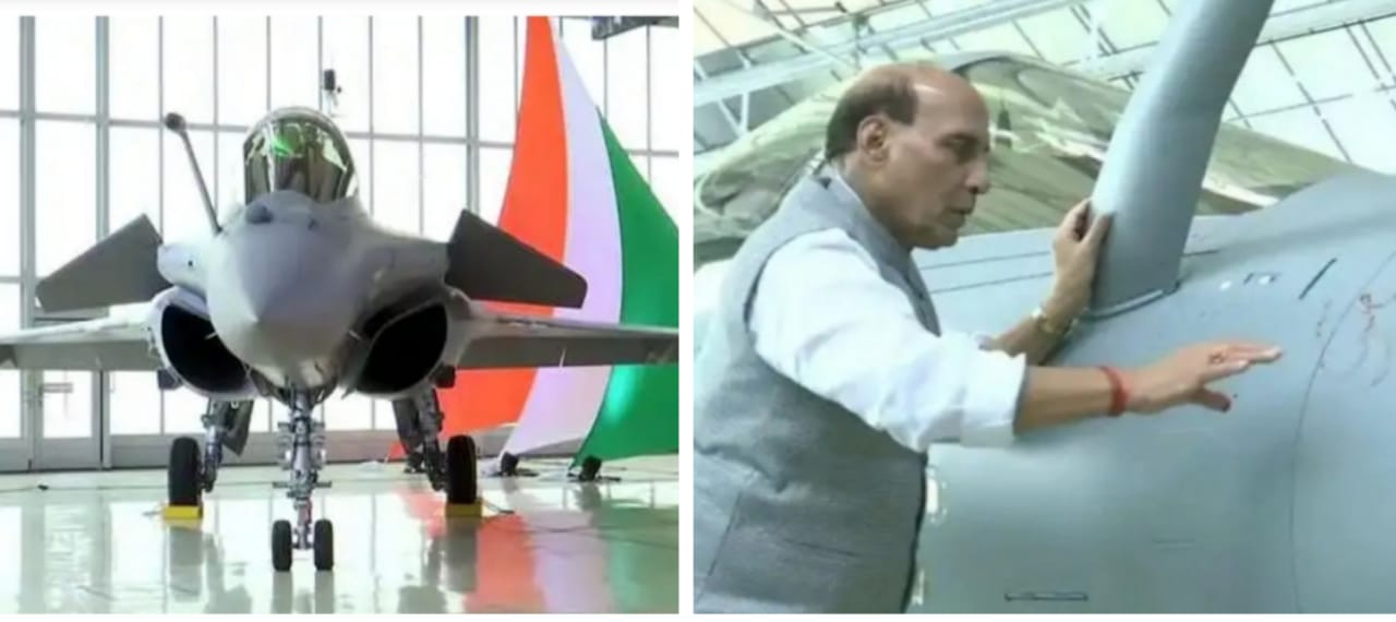 भारत को मिला राफेल लड़ाकू विमान-अरविन्द तिवारी की रिपोर्ट-पेरिस (फ्राँस)