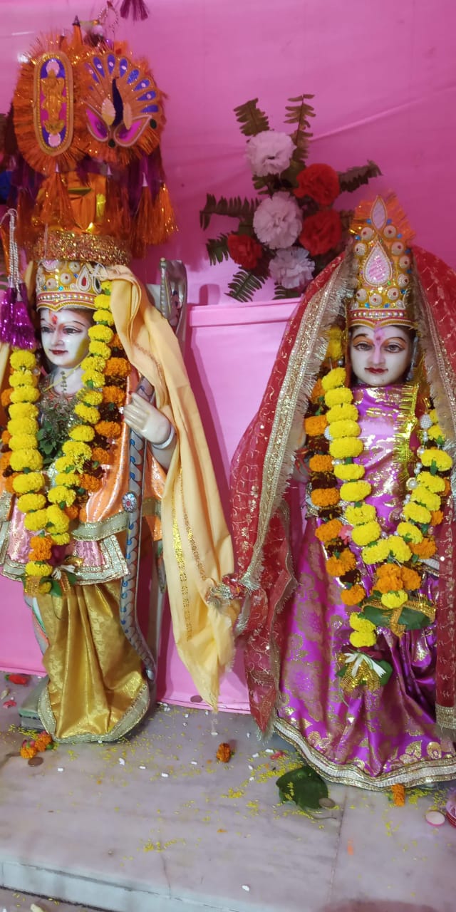 रामजानकी विवाहोंपरांत पौराणिक संकट मोचन हनुमान मंदिर दुर्गा स्थान मे चौठारी संपन्न-पटना