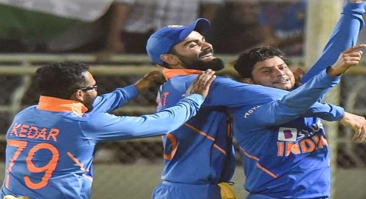 भारत ने विंडीज को 107 रनों से हराया,अरविन्द तिवारी की रिपोर्ट-  विशाखापट्टनम-