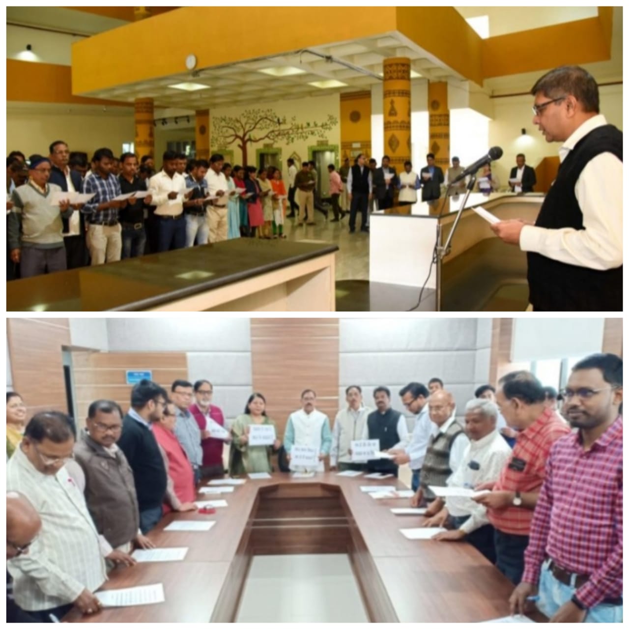 राष्ट्रीय मतदाता दिवस पर मंत्रालय एवं सूचना आयोग में दिलाया गया शपथ,अरविन्द तिवारी की रिपोर्ट-रायपुर-