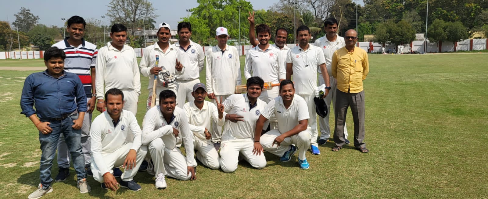 रेलवे स्टेडियम मे आयोजित अंतर विभागीय क्रिकेट प्रतियोगिता का 15 वां मैच टीम एडमीन के नाम-सोनपुर